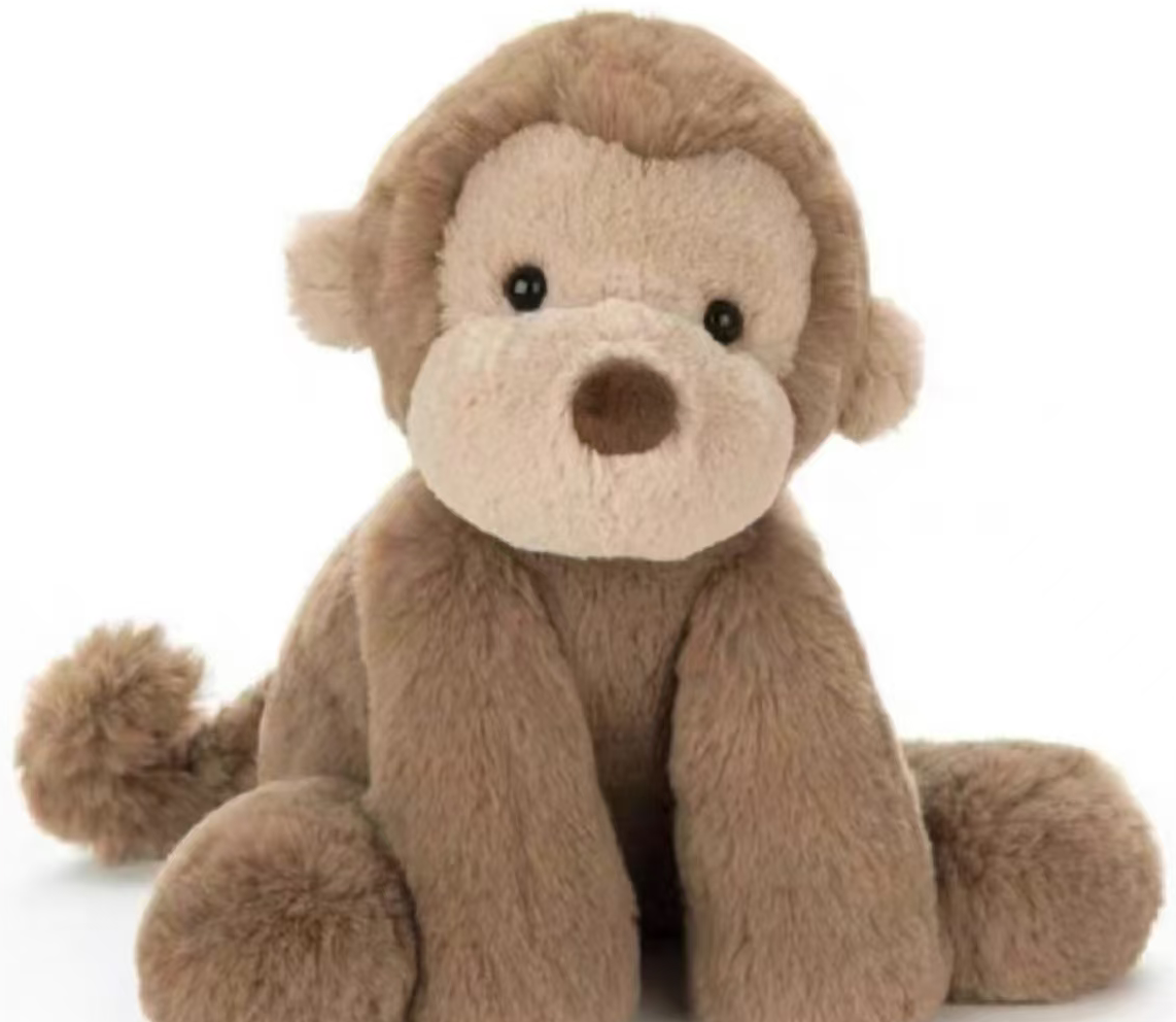 Zhuoqing's plush monkey avatar